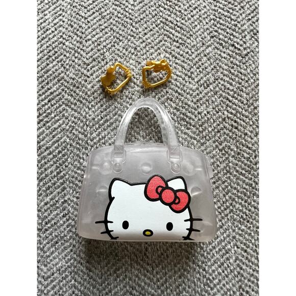 Hello Kitty Earrings and Handbag Replacement for Fashion or LOL Surprise Dolls - Picture 1 of 4